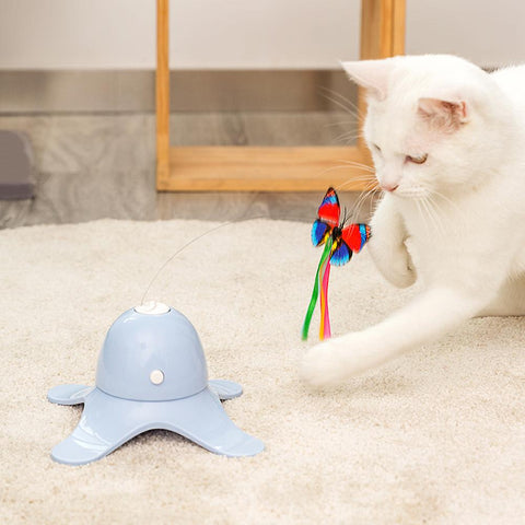 Electronic Pet Cat Butterfly Toy - The Savvy Pets