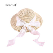 Pet Woven Straw Hat for Cat - The Savvy Pets