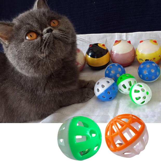 18Pcs/Set Plastic Pet Cat Toy - The Savvy Pets