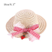 Pet Woven Straw Hat for Cat - The Savvy Pets