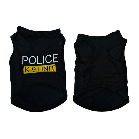 Police Suit Cosplay Dog T-Shirt - The Savvy Pets