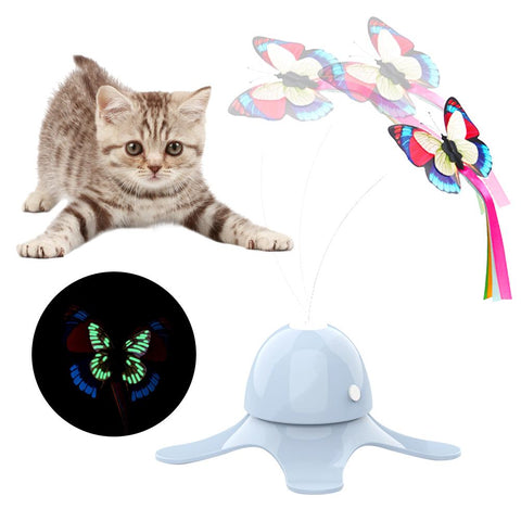 Electronic Pet Cat Butterfly Toy - The Savvy Pets