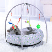 Portable Pet Cat Tent Toys Bed - The Savvy Pets