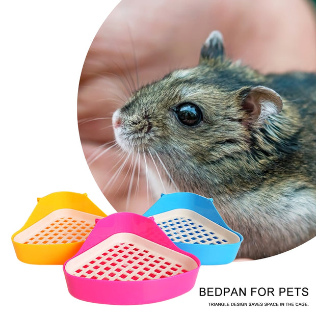 Pet Rabbit Corner Toilet Litter Tray - The Savvy Pets