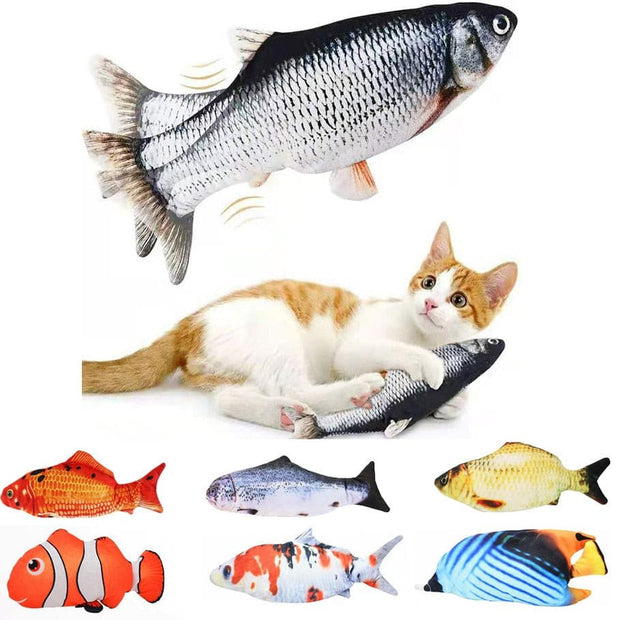 Fish Interactive Electric Cat Toy - The Savvy Pets