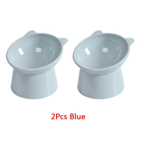 2Pcs/set Cat Water & Feeder Bowl - The Savvy Pets