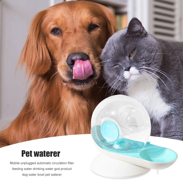 6pcs Snails Bubble Automatic Cat Water Bowl