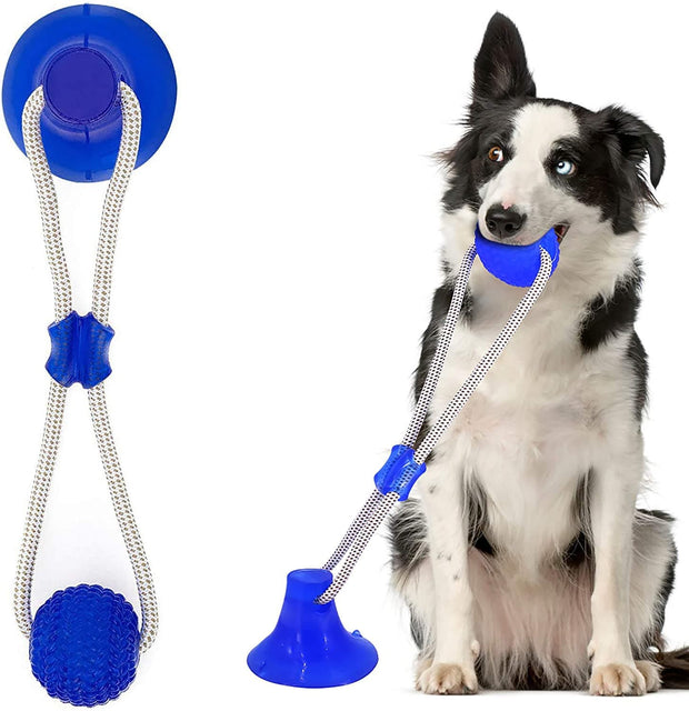 Interactive Suction Cup Dog Chew Toy - The Savvy Pets