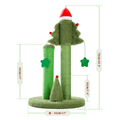 Pet Cat Cute Cactus Tree - The Savvy Pets