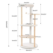 Luxury Cat Tree with Hanging Ball - The Savvy Pets