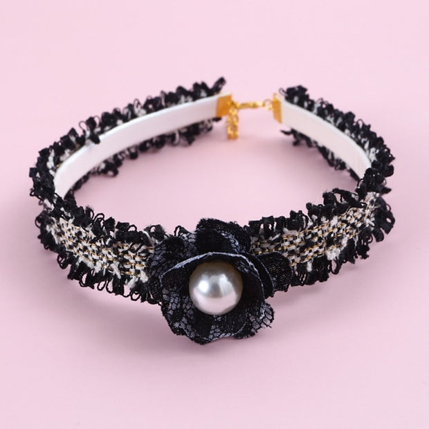 Pet Collar Pearl Necklace - The Savvy Pets