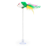 Feather Stick Spring Cat Toy - The Savvy Pets