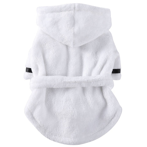 Pet Dog Towel Pajama With Hood