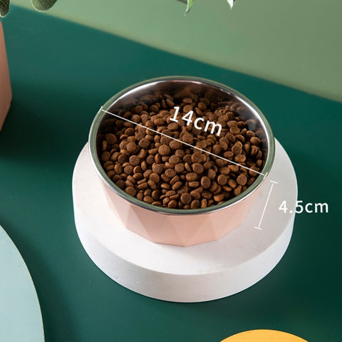 Stainless Steel Cat Pet Feeder Bowl - The Savvy Pets