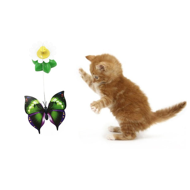 Electric Rotating Butterfly dog Cat Toys - The Savvy Pets