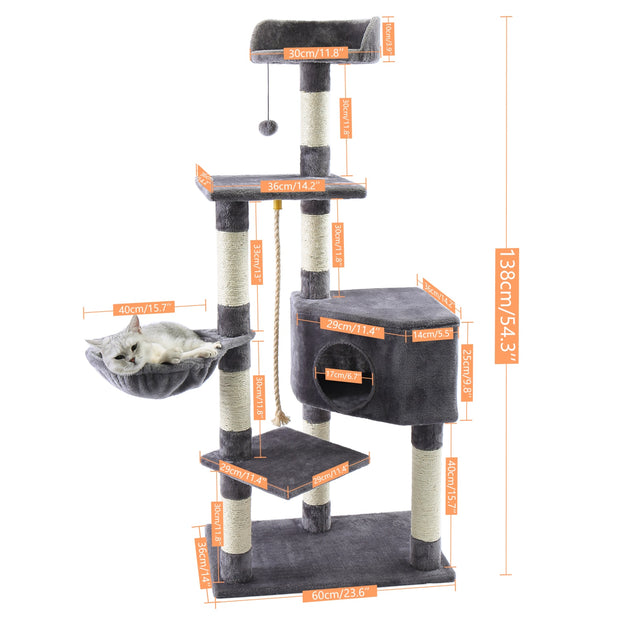 Multi-Level Cat Tree Condo - The Savvy Pets