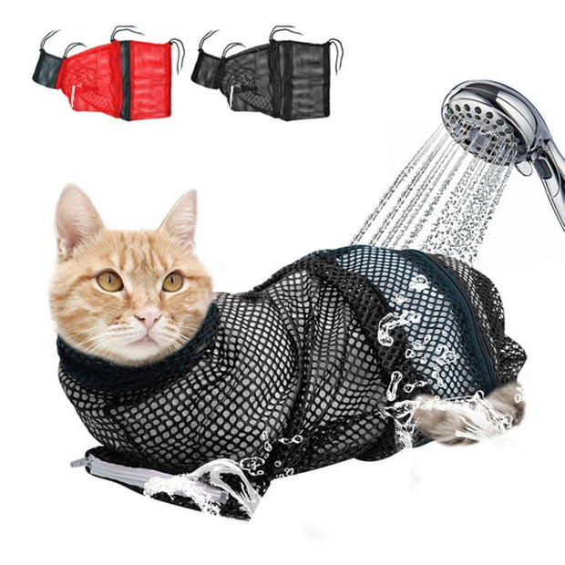 Pet Cats Mesh Bath Bag - The Savvy Pets