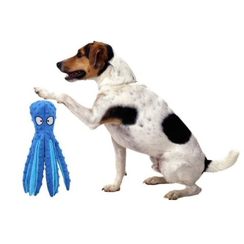 Dog Plush Octopus Toy - The Savvy Pets