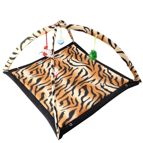 Portable Pet Cat Tent Toys Bed - The Savvy Pets