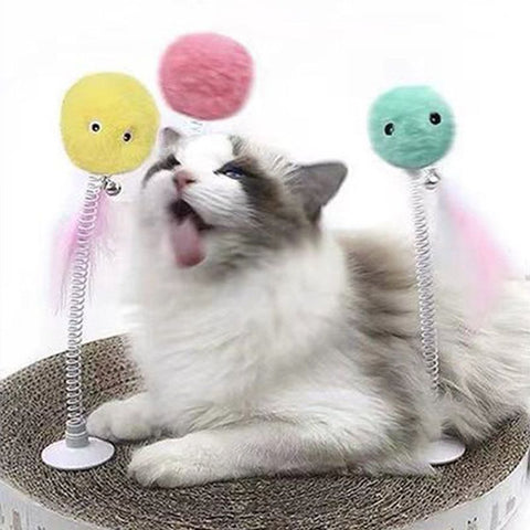 Smart Cat Furry Ball Toy - The Savvy Pets