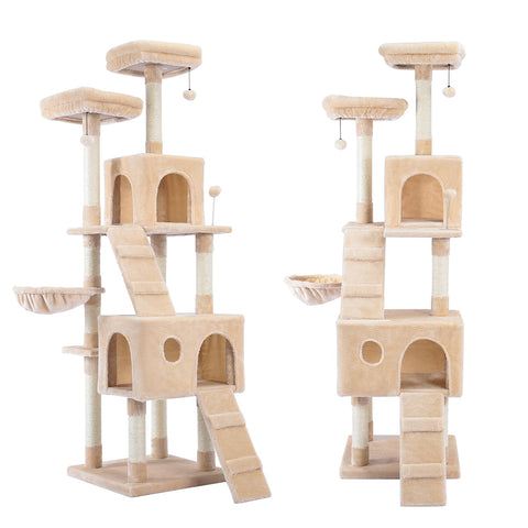 Luxury Cat Tree with Hanging Ball - The Savvy Pets