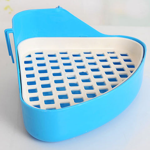 Pet Rabbit Corner Toilet Litter Tray - The Savvy Pets