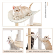 Luxury Cat Tree with Hanging Ball - The Savvy Pets