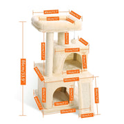 Multi-Level Cat Tree Condo - The Savvy Pets