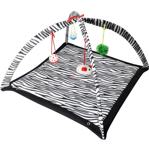 Portable Pet Cat Tent Toys Bed - The Savvy Pets