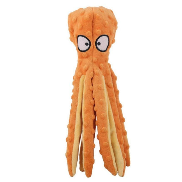 Dog Plush Octopus Toy - The Savvy Pets