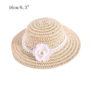 Pet Woven Straw Hat for Cat - The Savvy Pets