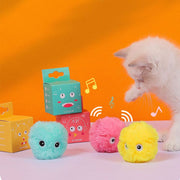 Smart Cat Furry Ball Toy - The Savvy Pets