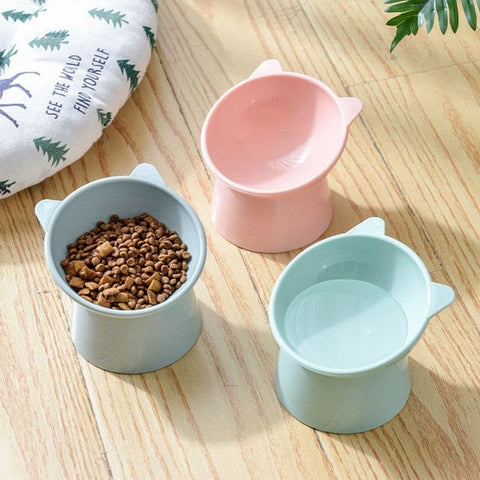 2Pcs/set Cat Water & Feeder Bowl - The Savvy Pets