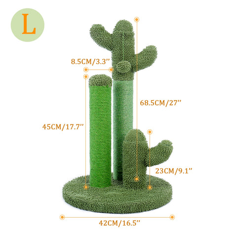 Pet Cat Cute Cactus Tree - The Savvy Pets