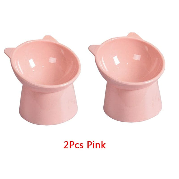 2Pcs/set Cat Water & Feeder Bowl - The Savvy Pets