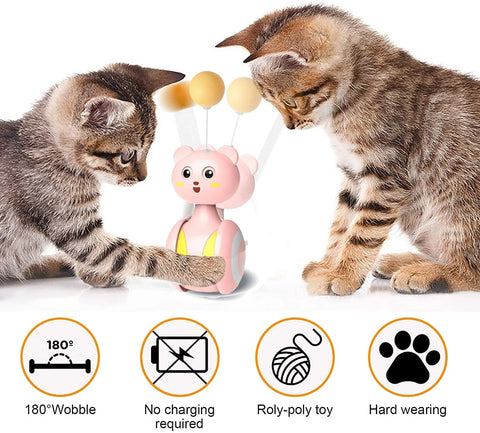 Automatic Cat Tumbler Swing Toys - The Savvy Pets