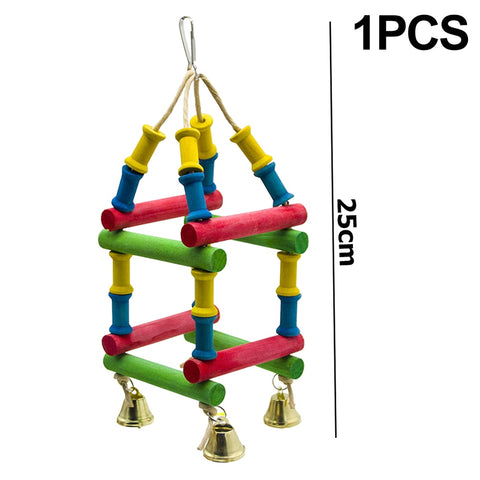 1-2PCS Plastic Wood Parrot Toy