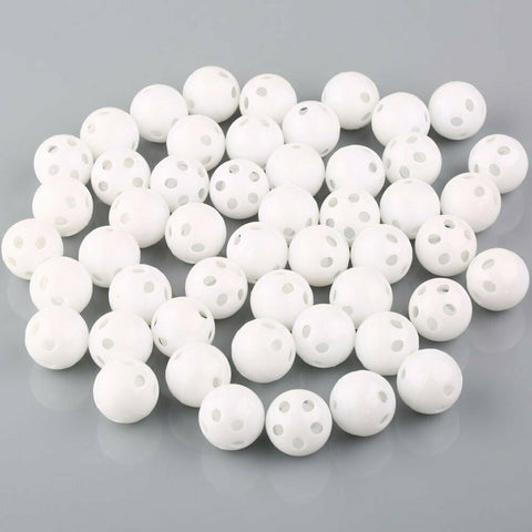 10pcs 24mm Plastic Rattle Bell Balls Dog Toy