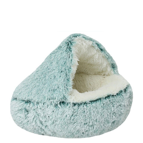 Winter Long Plush Pet Cat Bed - The Savvy Pets