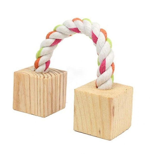 Natural Wooden Rabbits Hamster Toys - The Savvy Pets