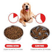 Pet Anti Choke Dog Spiral Slow Feeder