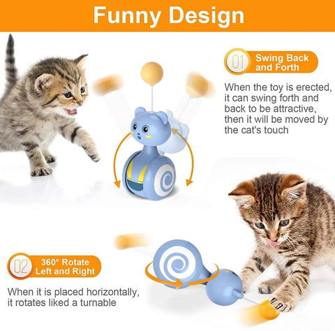 Automatic Cat Tumbler Swing Toys - The Savvy Pets