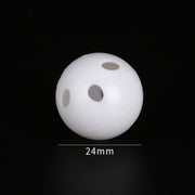 10pcs 24mm Plastic Rattle Bell Balls Dog Toy