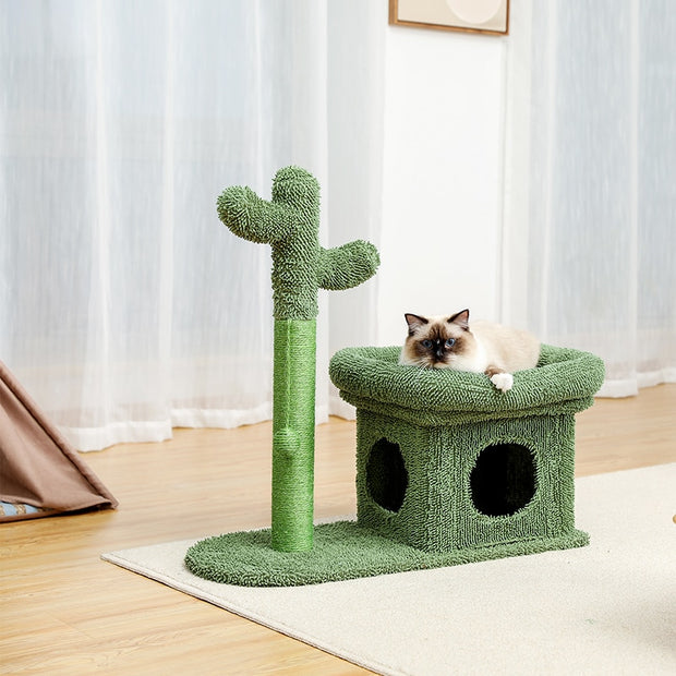 Pet Cat Cute Cactus Tree - The Savvy Pets