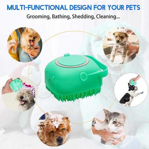 Pet Shampoo Brush - The Savvy Pets